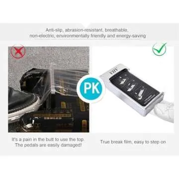 Shoe Cover Dispenser, 2024 New Film Disposable Shoe Cover Machine with Shoe Cover Film (Can be used 600 times), Films Shoe Wrapping Machine for Home, Factory. (silver)