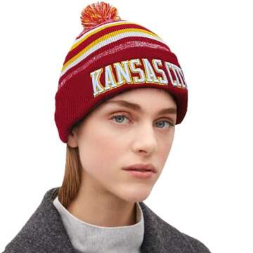 Kansas City Beanie Hat - Winter Stylish Cuffed Cap