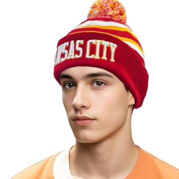 Kansas City Beanie Hat - Winter Stylish Cuffed Cap