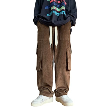 Floerns Men's Casual Corduroy Cargo Pants for Every Occasion