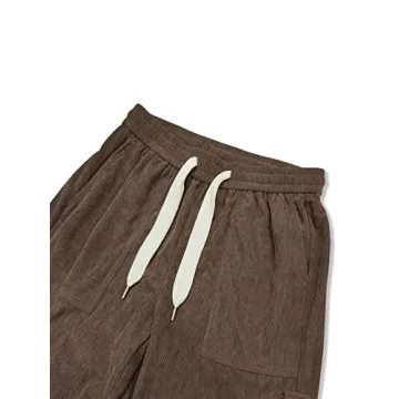 Shop Floerns Men's Casual Corduroy Pants Today!