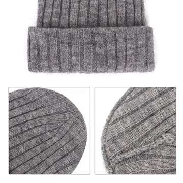 Newborn Baby Wool Hat Set for Toddlers - Stylish & Warm