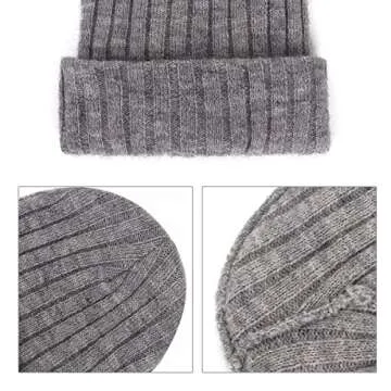 Newborn Baby Wool Hat Set for Toddlers - Stylish & Warm