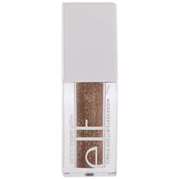 e.l.f. Liquid Glitter Eyeshadow, Long Lasting, Quick-Drying, Opaque, Gel-Based Eyeshadow For Creating High-Impact, Multi-Dimensional Eye Looks, Copper Pop, 0.10 Fl Oz
