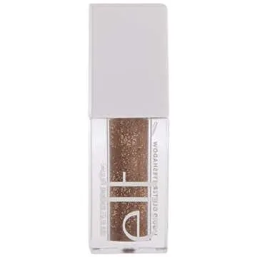 e.l.f. Liquid Glitter Eyeshadow, Long Lasting, Quick-Drying, Opaque, Gel-Based Eyeshadow For Creating High-Impact, Multi-Dimensional Eye Looks, Copper Pop, 0.10 Fl Oz