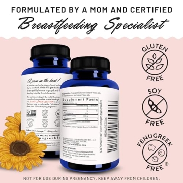 Legendairy Milk Sunflower Lecithin 1200mg for Lactation Support