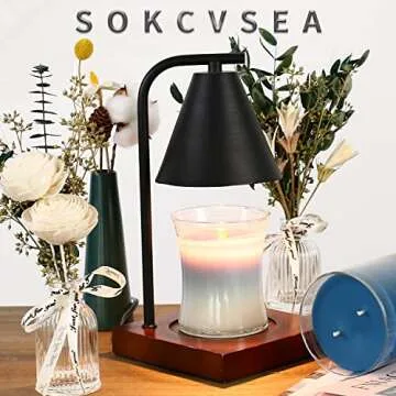 Elegant SOKCVSEA Candle Warmer Lamp for Cozy Homes