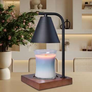 Elegant SOKCVSEA Candle Warmer Lamp for Cozy Homes