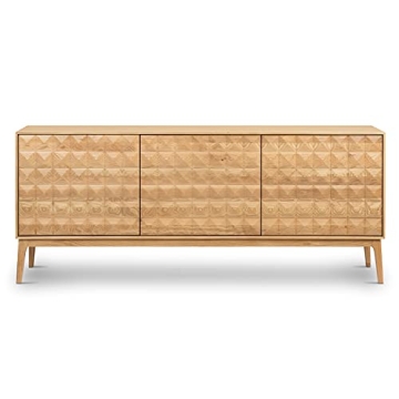 Stylish POLY & BARK Abbie Sideboard in Oak for Modern Homes