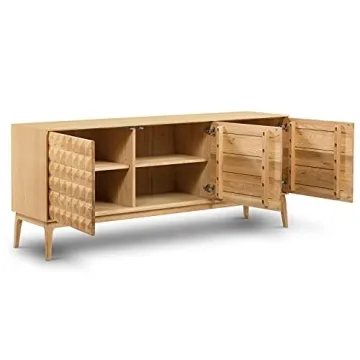 Stylish POLY & BARK Abbie Sideboard in Oak for Modern Homes