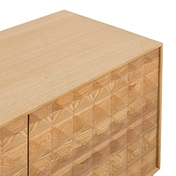 Stylish POLY & BARK Abbie Sideboard in Oak for Modern Homes