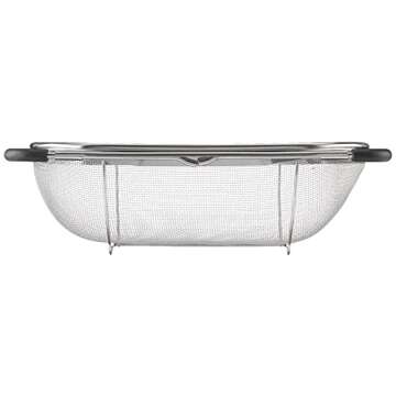 Cuisinart Over-The-Sink Colander, 5.5 Qt,Stainless Steel, 13 x 9 inches