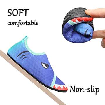 Centipede Demon Water Shoes for Toddler Girls Boys Kids Quick Dry Barefoot Aqua Sock Shoes for Swim Pool Beach Outdoor Water Sports 9.5-10 Toddler