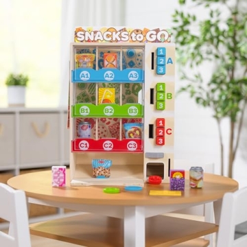 Melissa Doug Wooden Vending Machine Educational Toy Kids 3+