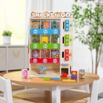 Melissa Doug Wooden Vending Machine Educational Toy Kids 3+
