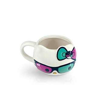 Seven20 Hello Kitty Ceramic Coffee Mug with Cute Sunglasses and Bow Design - Sanrio - Large 20 oz