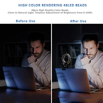 Cyezcor Ring Light for Enhanced Video Conferencing