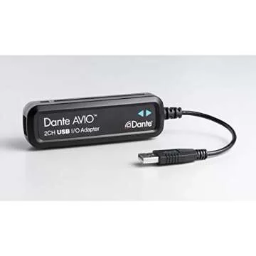 Audinate Dante AVIO USB Adapter I/O 2-CH for Seamless Audio