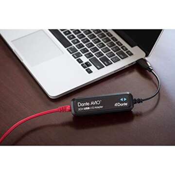 Audinate Dante AVIO USB Adapter I/O 2-CH for Seamless Audio