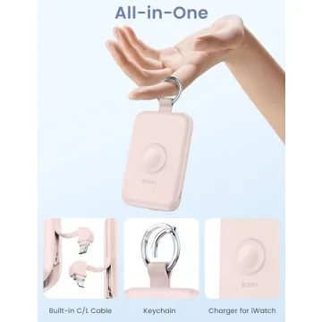 RORRY 10000mAh PD 20W Fast Charging Power Bank for iPhone Apple Watch