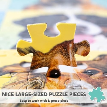 JOYIN 300 pcs Multicolor Dogs Puzzle for Kids and Adults