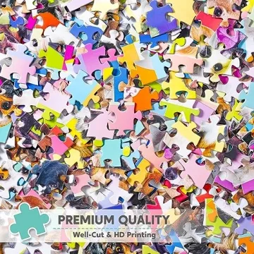 JOYIN 300 pcs Multicolor Dogs Puzzle for Kids and Adults