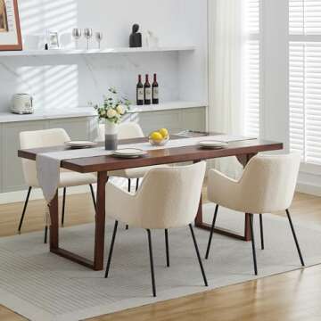 ONEVOG Modern Dining Chairs Set of 4 for Elegant Dining