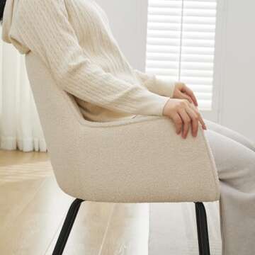 ONEVOG Modern Dining Chairs Set of 4 for Elegant Dining