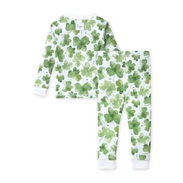 Burt's Bees Baby Girls Organic Cotton Pajama Set 2-Piece