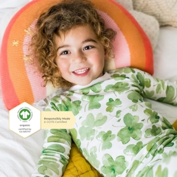 Burt's Bees Baby Girls Organic Cotton Pajama Set 2-Piece