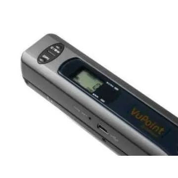 VuPoint Solutions PDS-ST415-VP Handheld Magic Wand Portable Scanner with Protective Carrying Case, 8GB Micro SD Card, JPG/PDF, 900DPI, Color/Mono, for Document, Photo, Magazine, Book