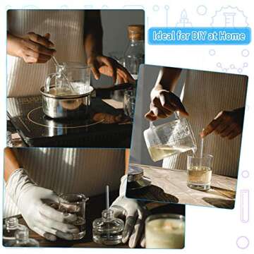 20 Glass Stirring Rods for Kitchen and Lab Use