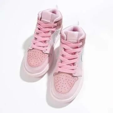 Vibrant VSUDO Flat Light Pink Shoe Laces for Sneakers