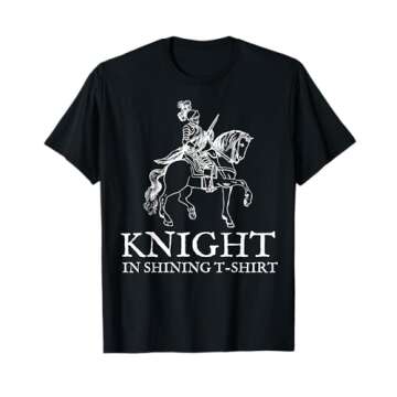 Knight in Shining Armor T-shirt for Halloween Fun