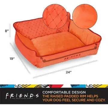 Friends TV Show Sofa Dog Bed | Officially Licensed