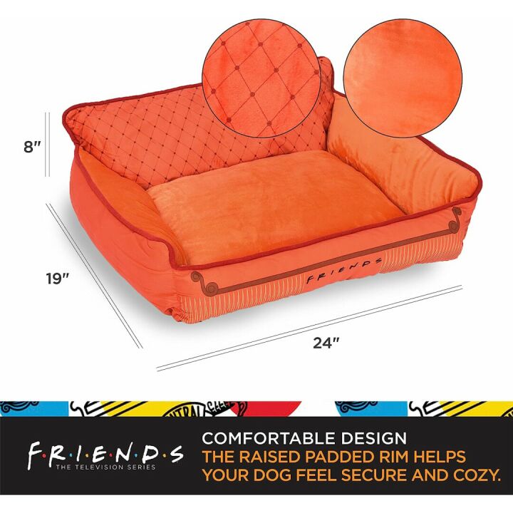 Friends TV Show Sofa Dog Bed | Officially Licensed