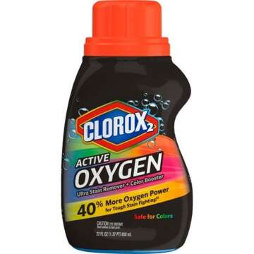 Clorox2 Active Oxygen Ultra Stain Remover + Color Booster, 22 fl oz (Pack of 2)