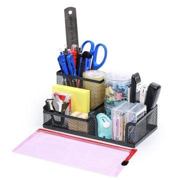 Ludato 39pcs Office Supplies Set - Complete Desk Accessory Kit