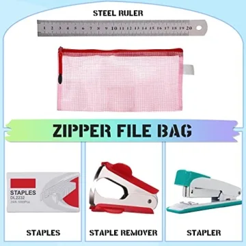 Ludato 39pcs Office Supplies Set for Desk Organization