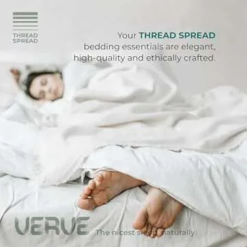 THREAD SPREAD 80% Cotton, 20% Viscose Derived from Bamboo Sheets Queen - 4 Piece Bamboo Sheets for Queen Size Bed, Silky Soft, Luxury Cooling Bedsheet Set, Fits Upto 18" Deep Pocket - Dark Grey