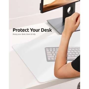 YSAGi Leather Desk Protector - Stylish & Functional Desk Mat