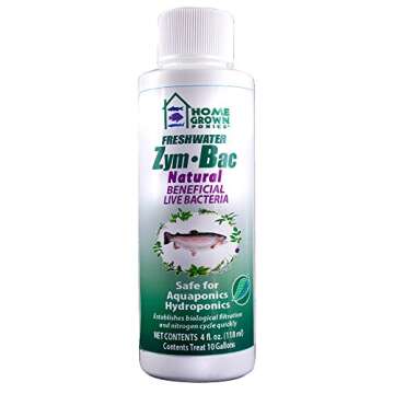 Home Grown Ponics Zym Bac No. 96044 Natural Beneficial Bacteria, 4 oz.,Clear,MODEL-96044