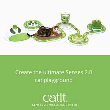 Catit Senses 2.0 Wellness Center Cat Toy - Interactive Multi-Purpose Relaxation Spot with Catnip Included