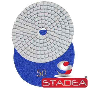 Diamond Polishing Pads 4" Wet/Dry Set of 11 Plus Backer Pad