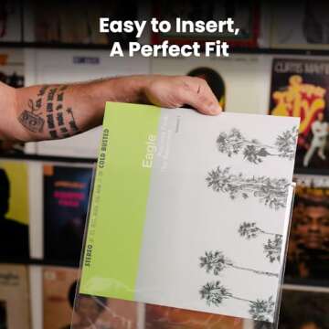 Premium 100 Vinyl Record Sleeves - 3Mil Thick Protection