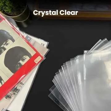 Premium 100 Vinyl Record Sleeves - 3Mil Thick Protection