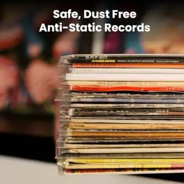 Premium 100 Vinyl Record Sleeves - 3Mil Thick Protection