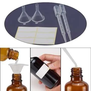 Yizhao Blue Glass Spray Bottles, Essential Oil Refills 1oz