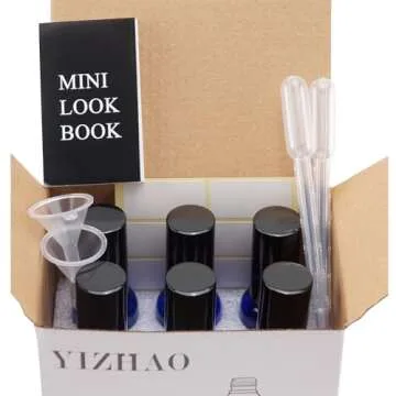 Yizhao Blue Glass Spray Bottles, Essential Oil Refills 1oz