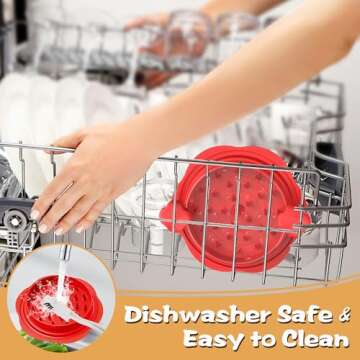 Chicken Shredder Tool with Visible Lid Ergonomic Handle